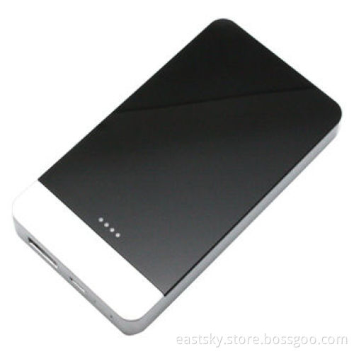 2200mAh aluminum external charger, stylish, compact, portable and fashionable designNew